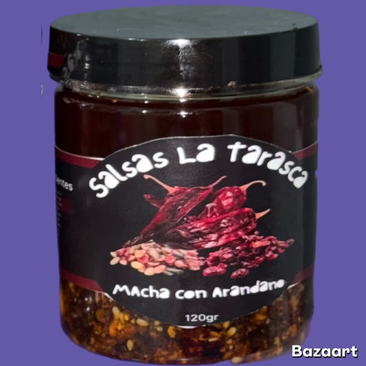 Salsa Macha con Arándanos