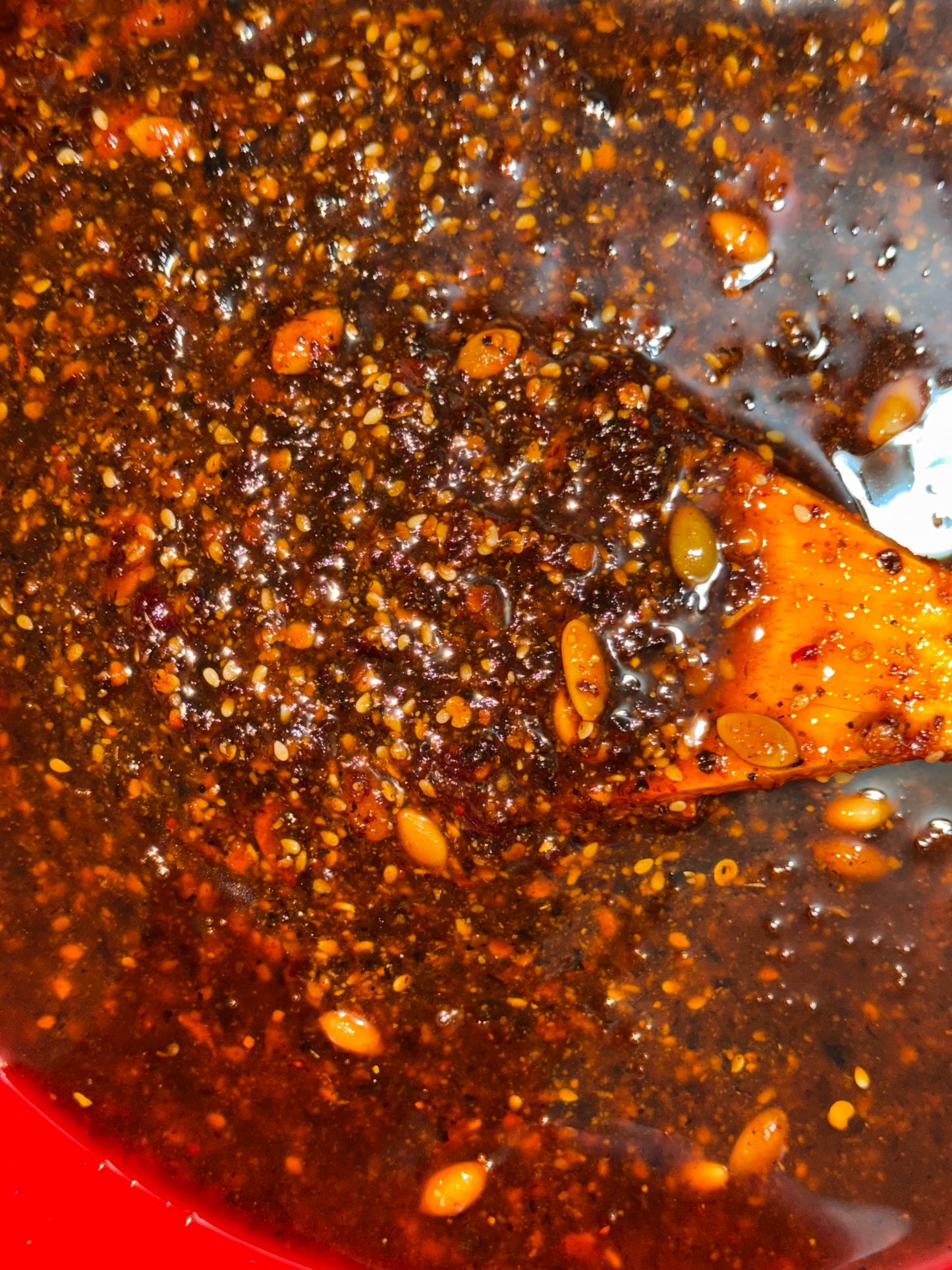 Salsa Macha con Arándanos