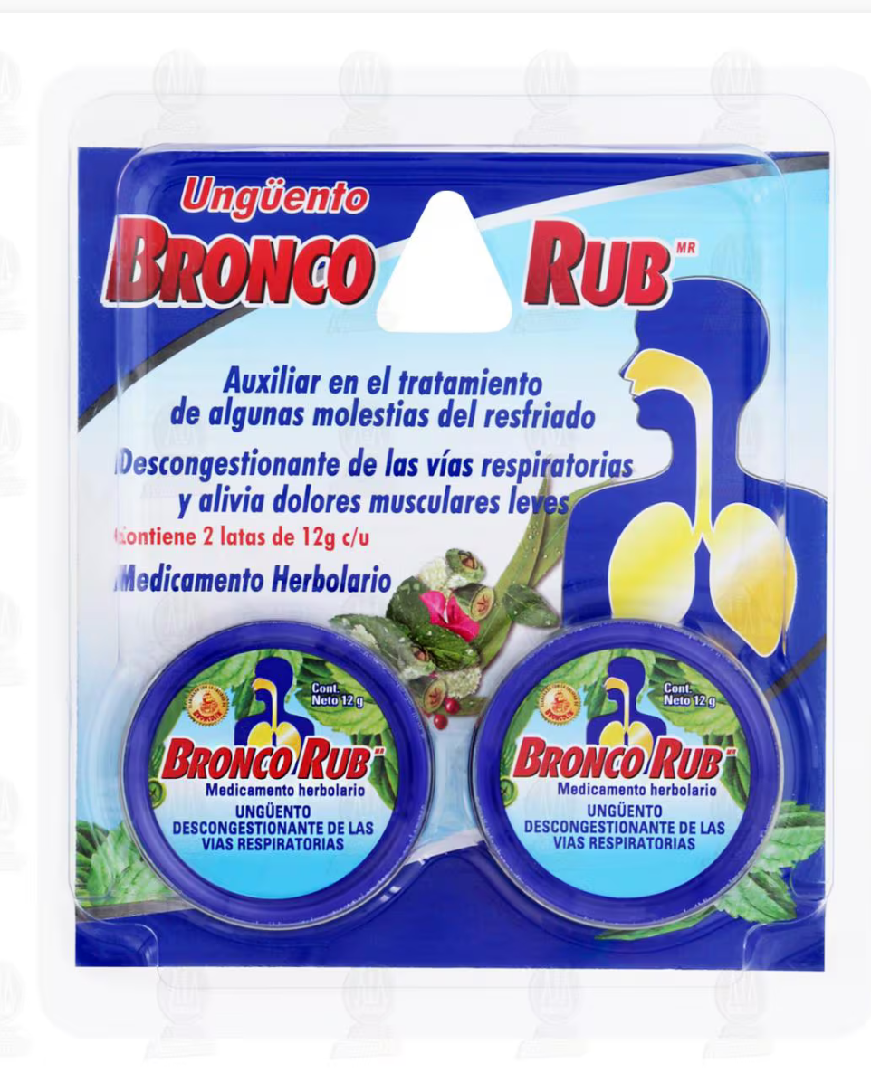 Ungüento Bronco Rub herbolario