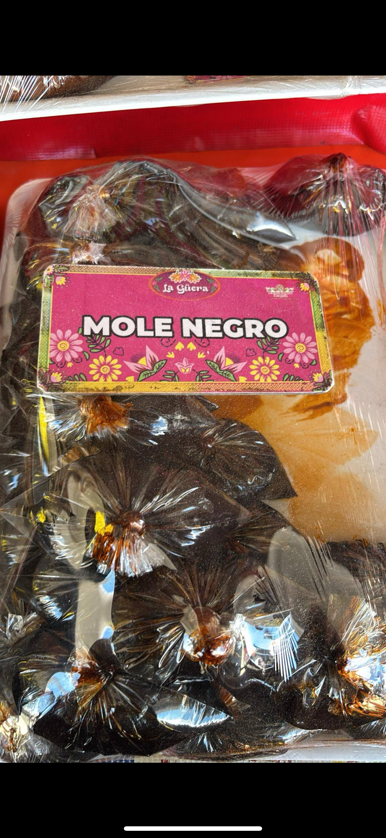 Mole oaxaqueño varios sabores