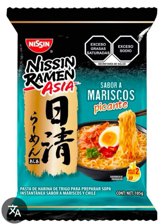 Nissin Mariscos 🍤 picante 🌶️