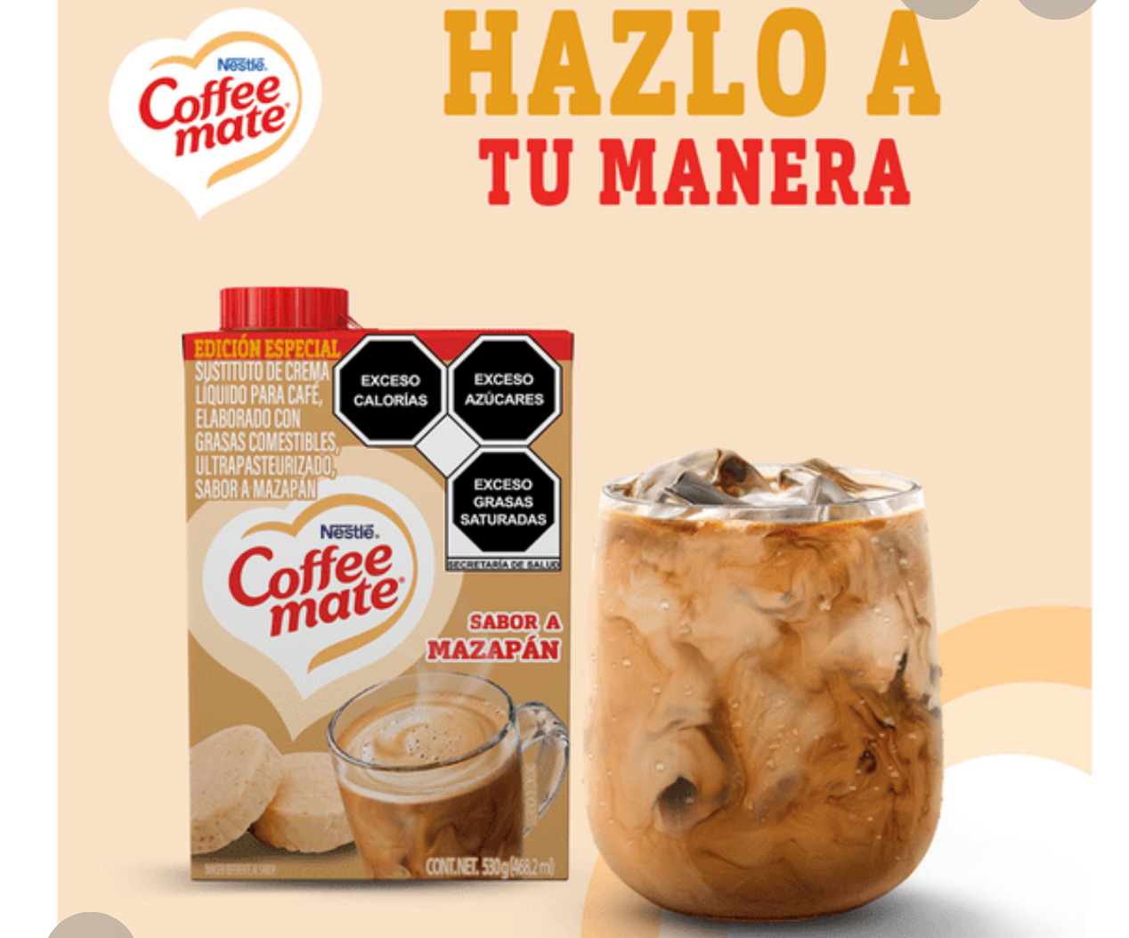 Coffe mate Mazapán