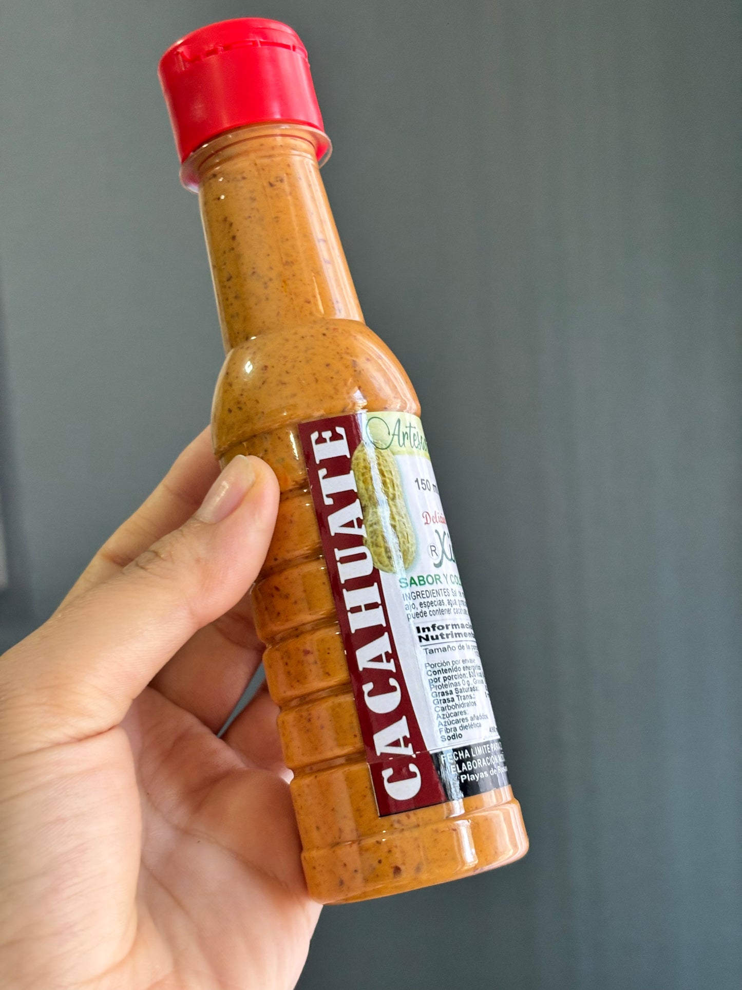Salsa artesanal de cacahuate 🥜