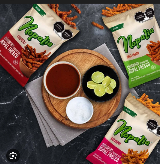 Botana Nopalia Churritos De Nopal Fresco