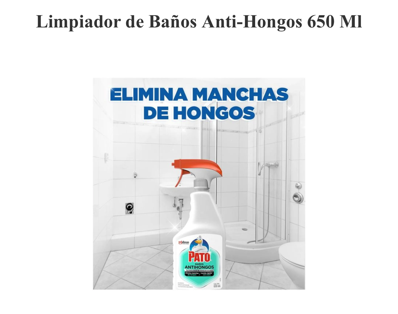 Anti hongos 🍄 para Baño “PATO”