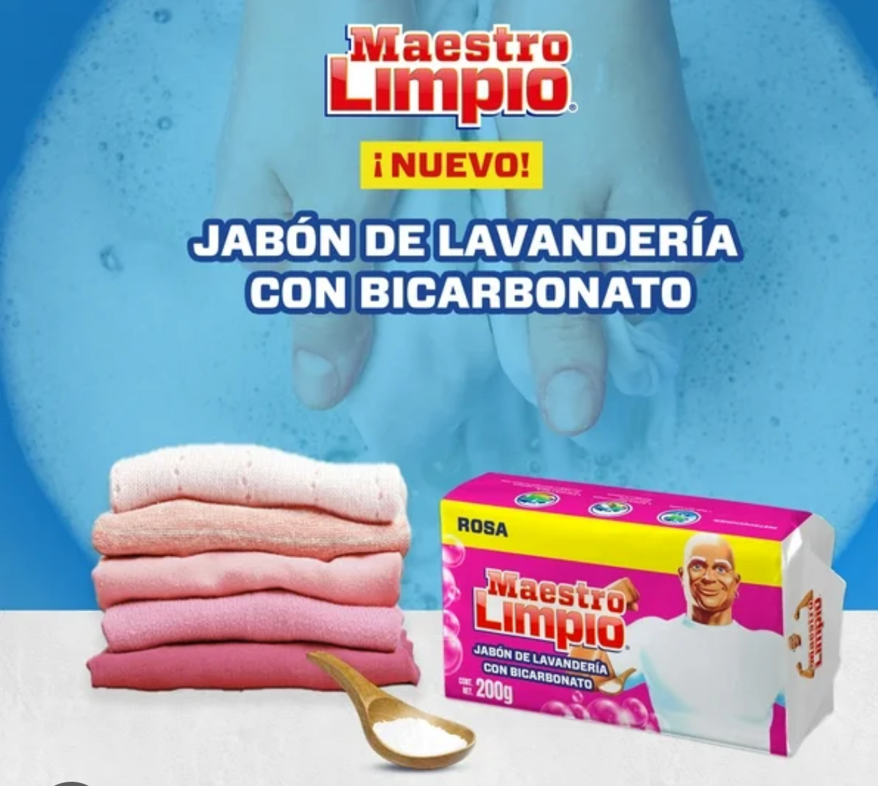 Jabón Rosa Maestro Limpio