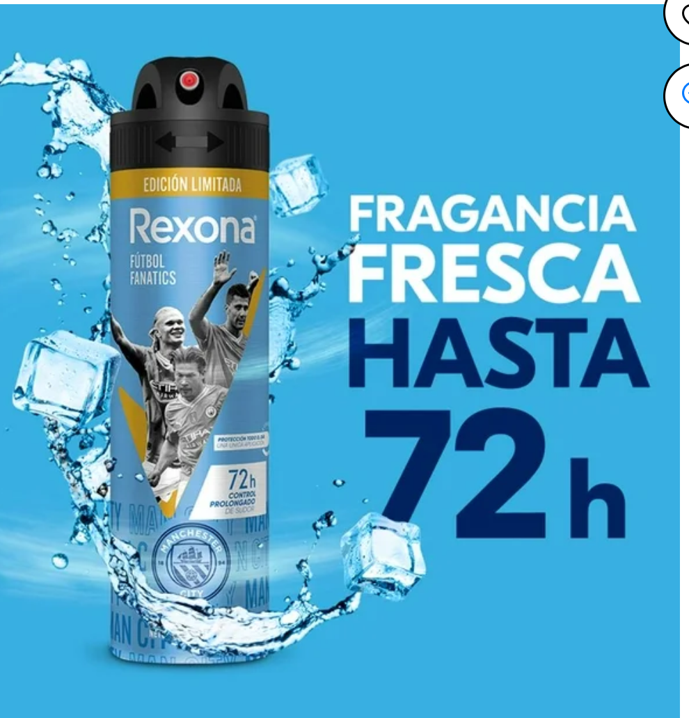 Desodorante Rexona Futbol⚽️  “Edición Limitada”