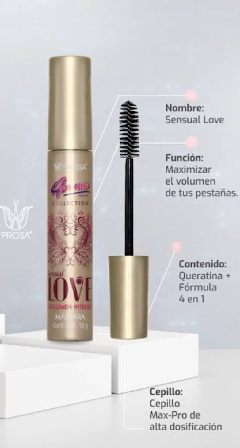 Máscara Volumen Intenso Sensual Love “Prosa”