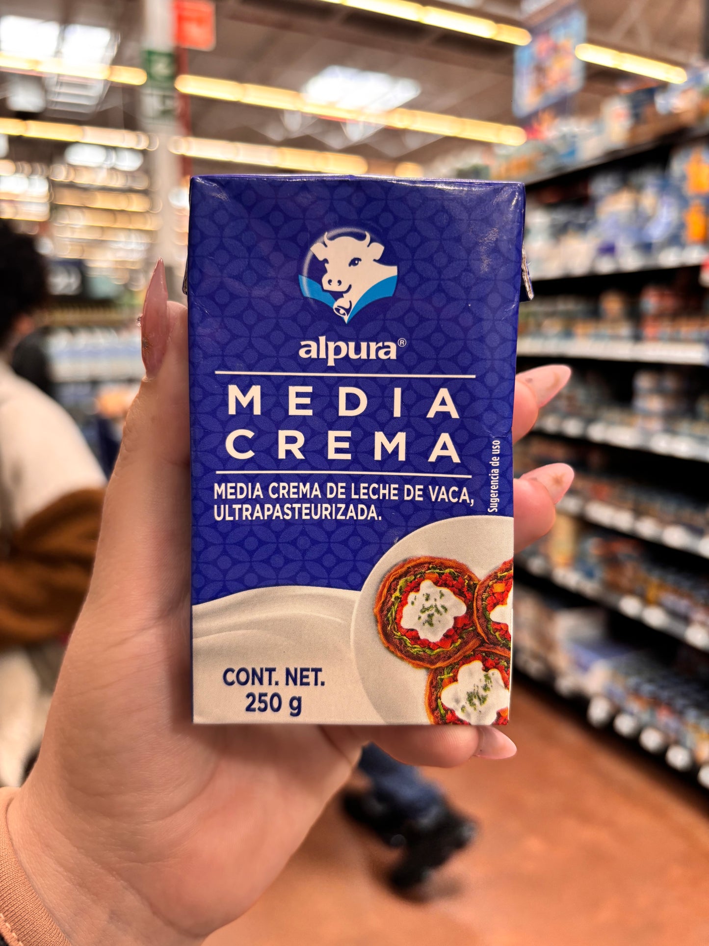 Media crema Alpura 🐮