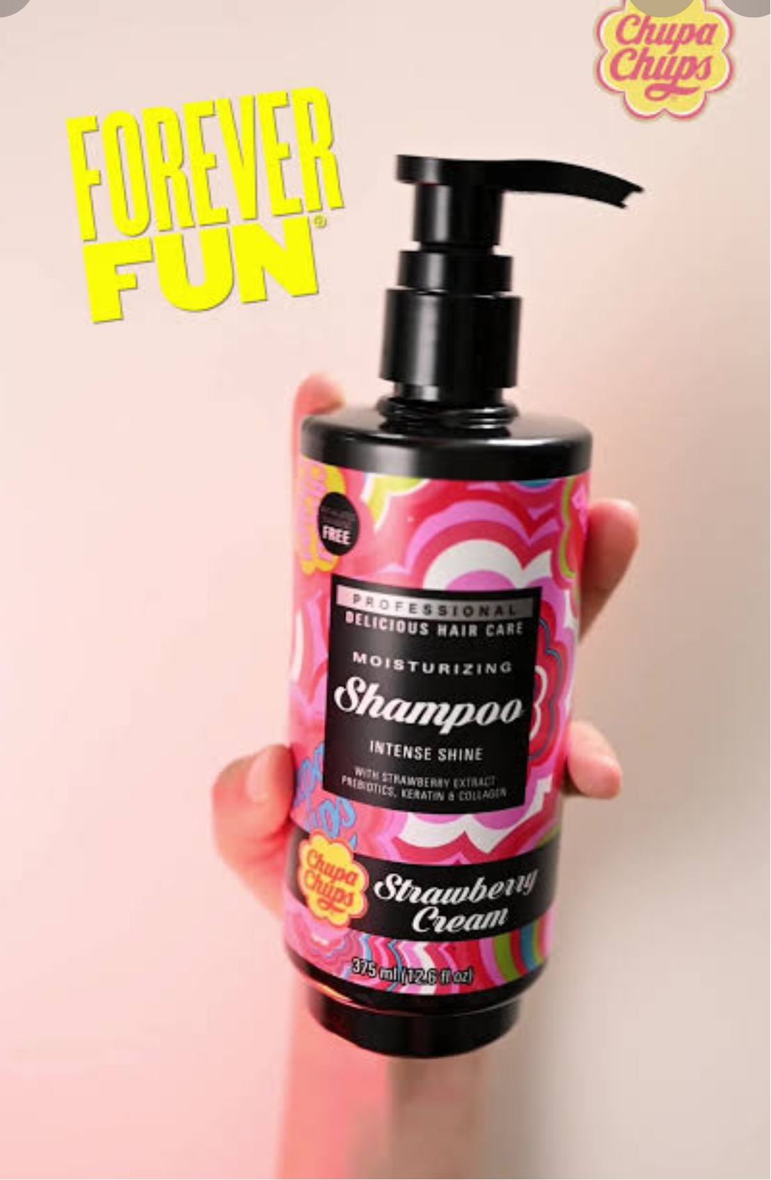 Shampoo fresas 🍓 con crema “Chupa chups”