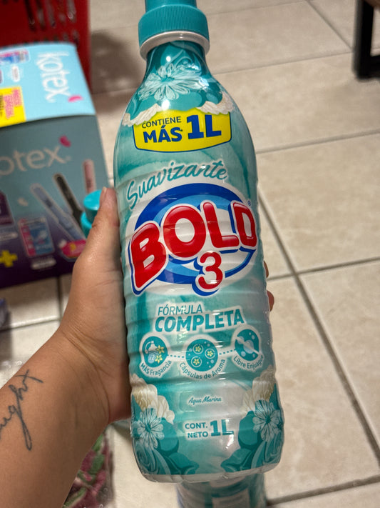 Suavizante  Bold 3 Aqua Marina