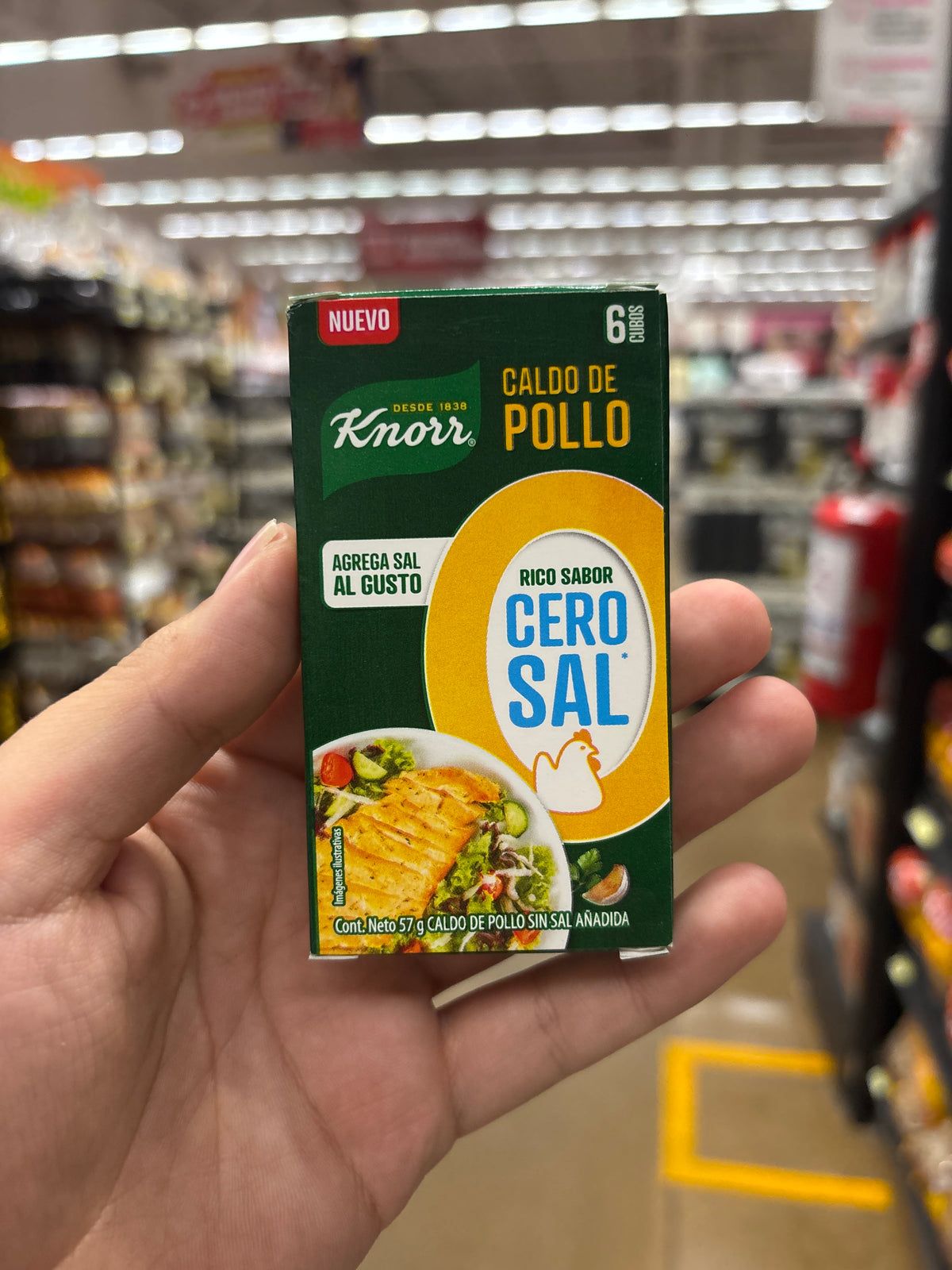 Knorr Caldo de pollo cero sal