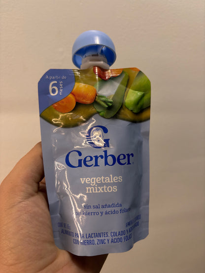 Alimento para bebé “Gerber”