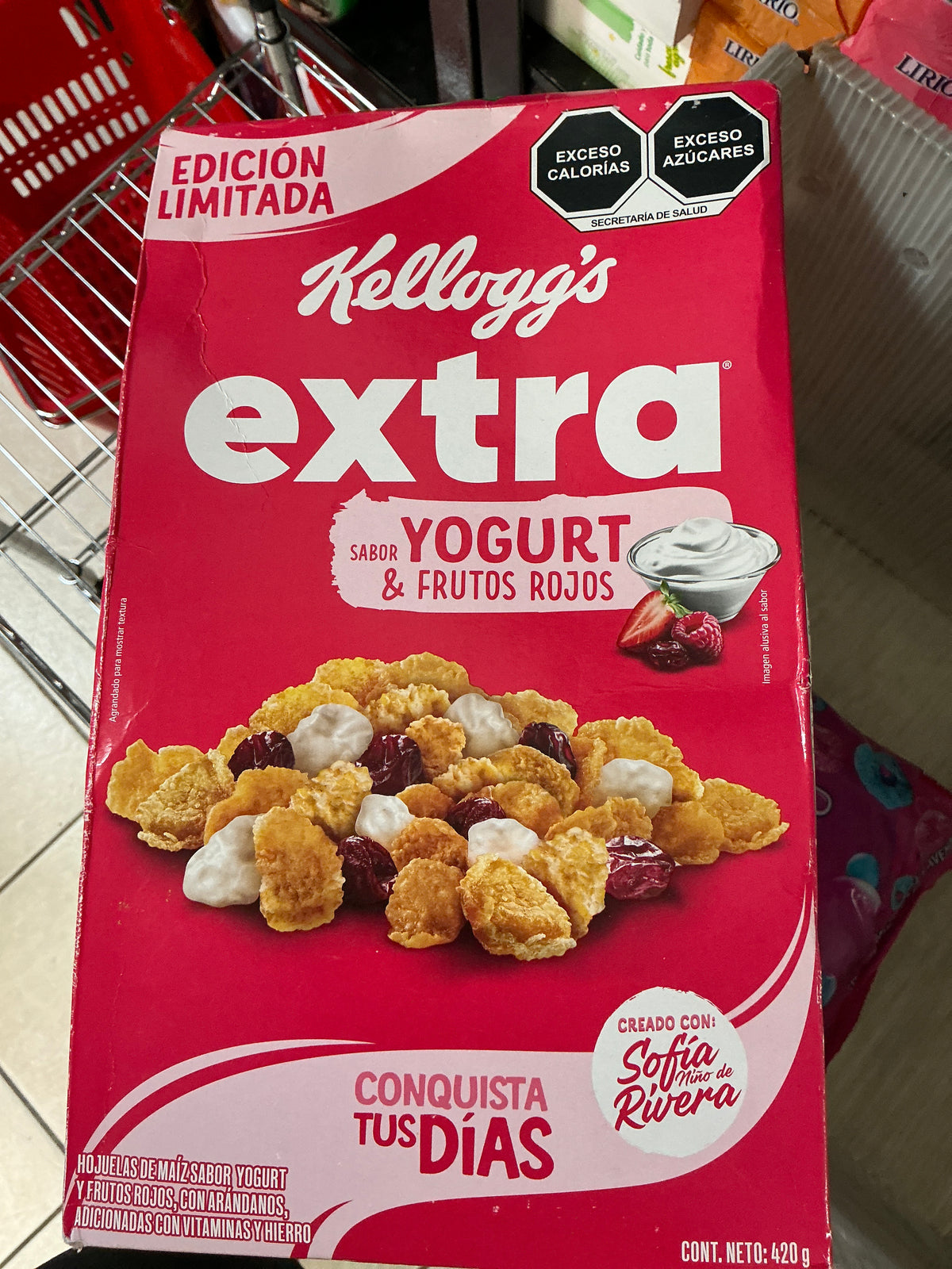 Kellogg extra yogurt& frutos rojo