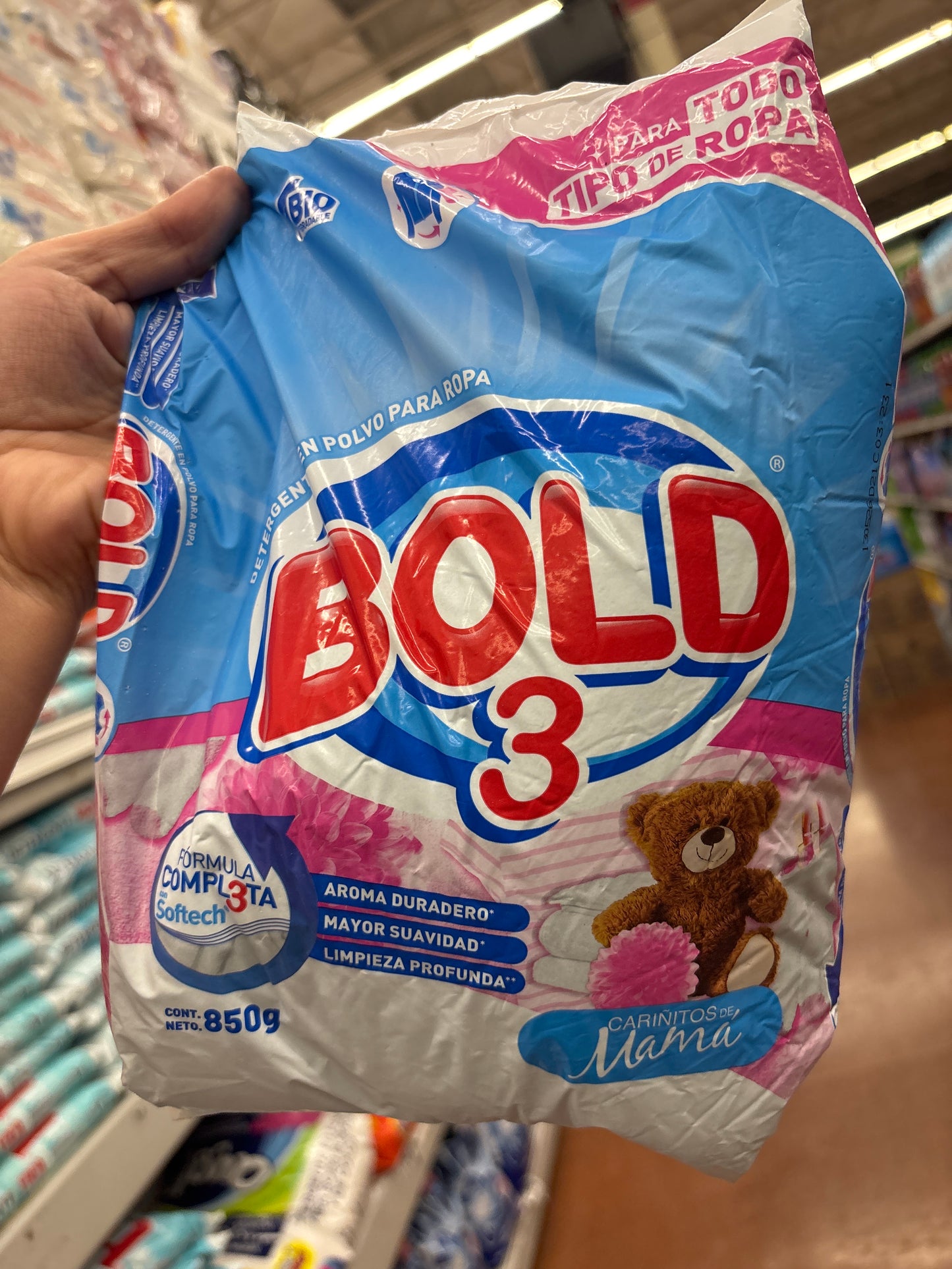 Detergente en Polvo Cariñitos Mamá Bold