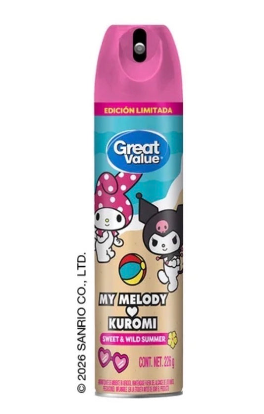 Great Value Aromatizante Aerosol Kuromi - My Melody Summer