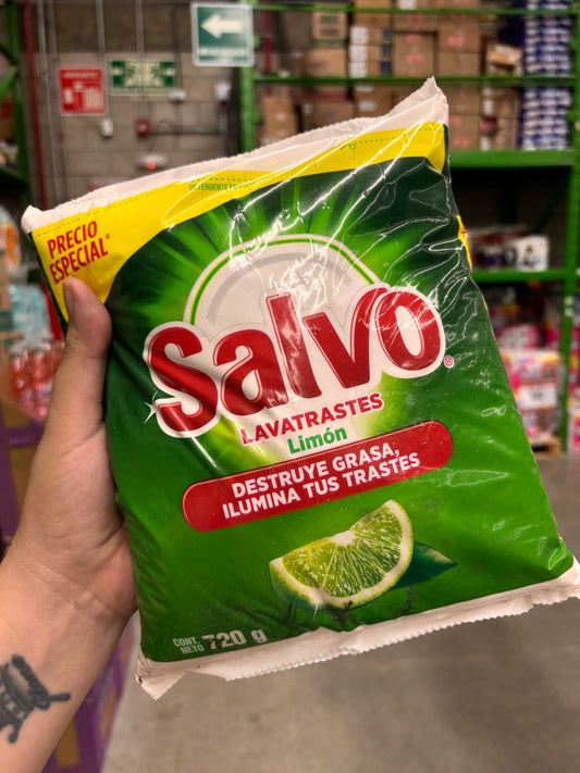 Salvo Lavatraste en polvo limón