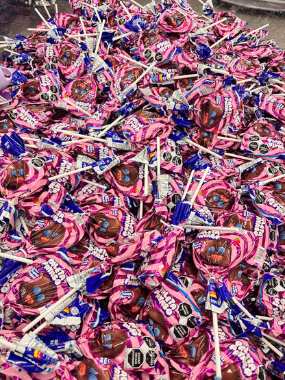 Paleta payaso sabor fresa chocolate