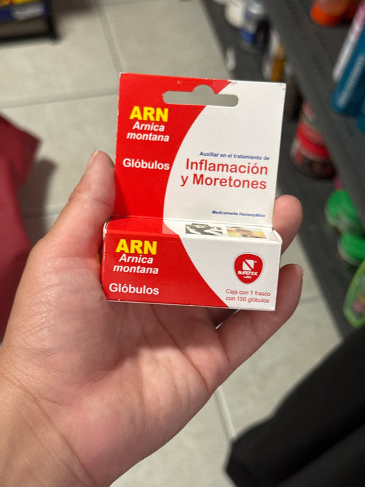 ARN Arnica Montana Inflamación Y Moretones