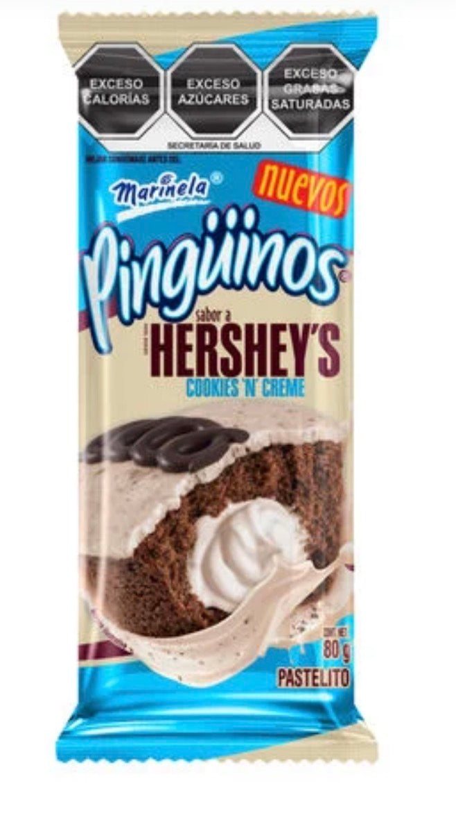 Pinguinos Marinela Hersheys Cookies n Creme 80 g