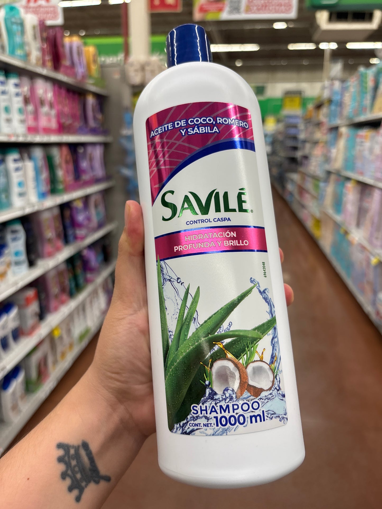 Shampoo Coco Romero & savila control caspa “savile”