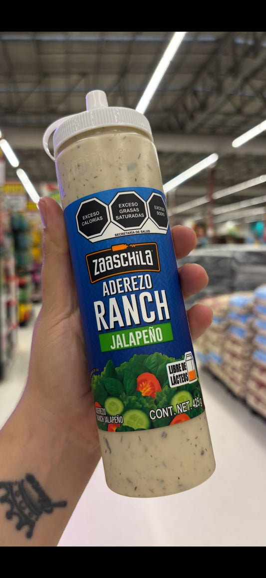 Zaaschila brand Aderezo Ranch Jalapeño