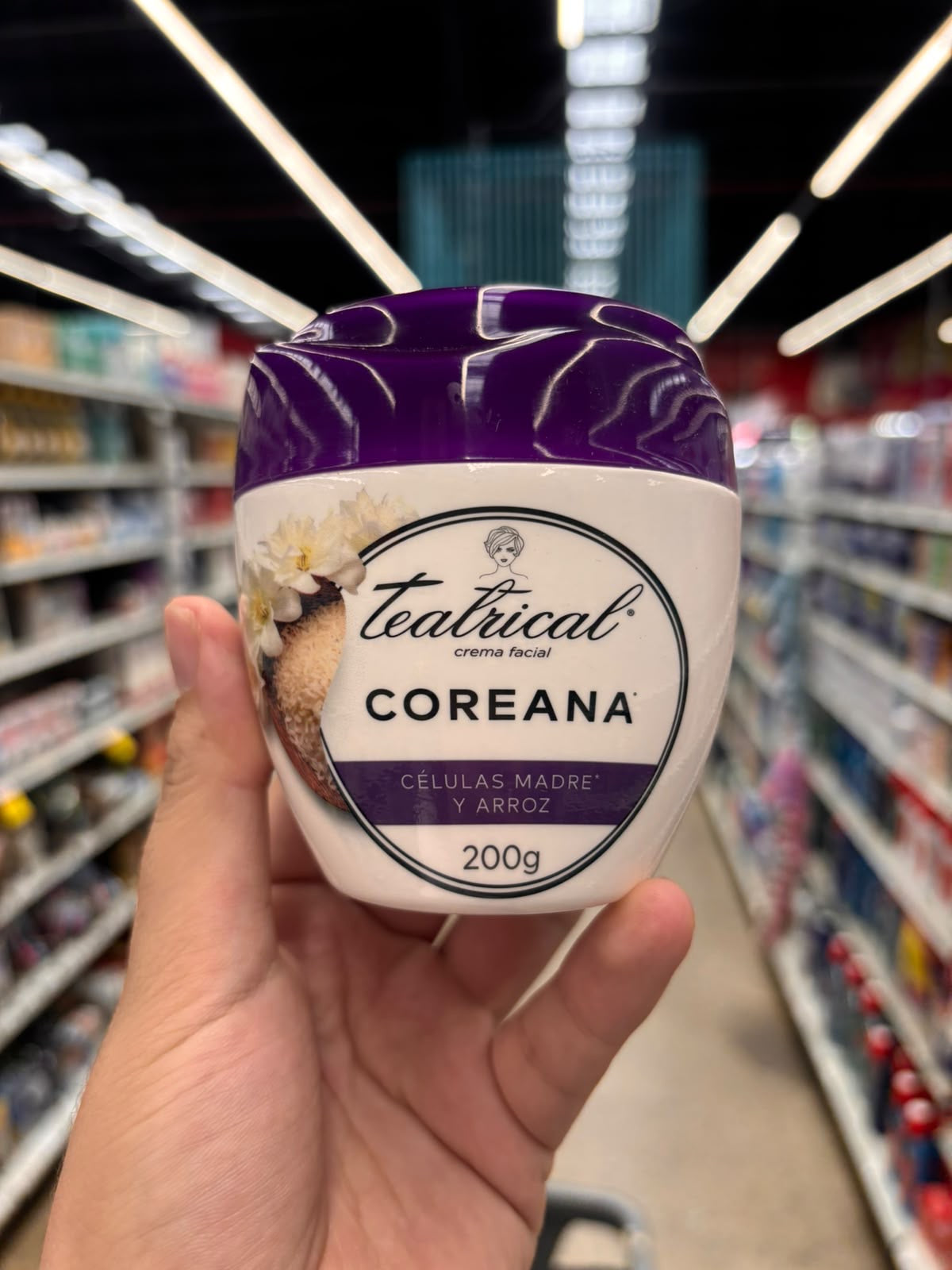 Teatrical Crema Facial Coreana con Celusas madres y arroz