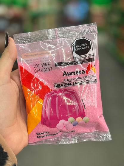 Gelatina sabor chicle 🍬