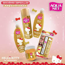 Aqua Net Oro Hello Kitty Collection