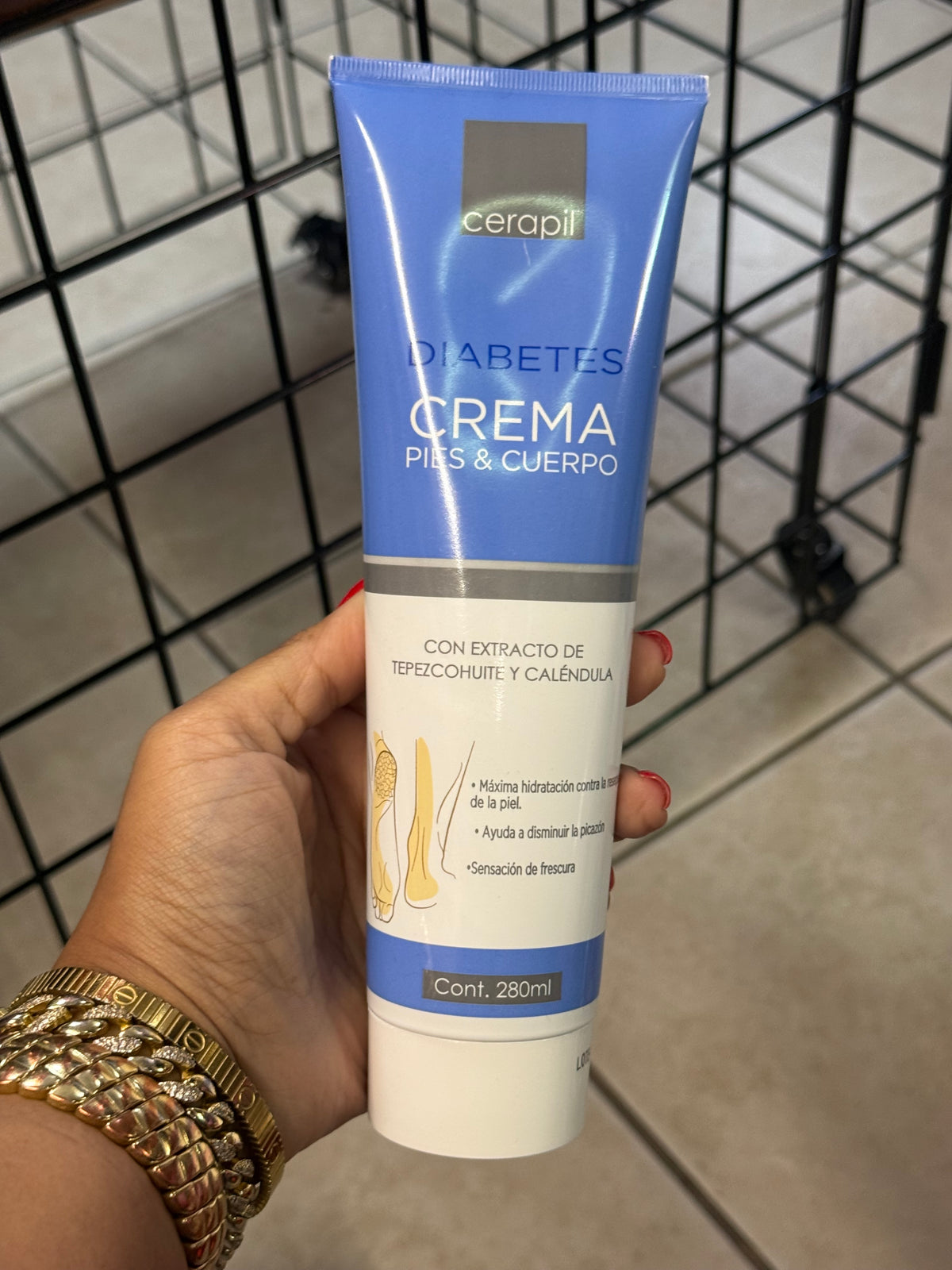 Diabetes Crema Pies & Cuerpo (Cerapil)