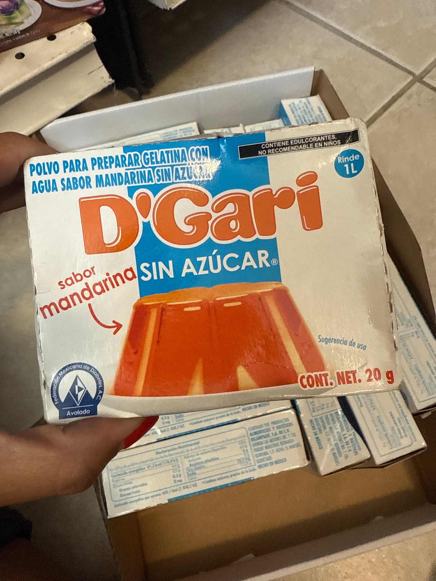 Gelatina Sin Azucar “D’Gari”