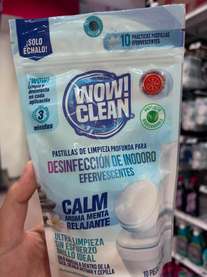 Pastillas efervescentes de limpieza  Wow clean !
