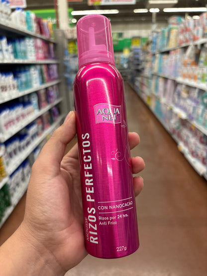 Aqua Net Mousse Rizos Perfectos Mousse