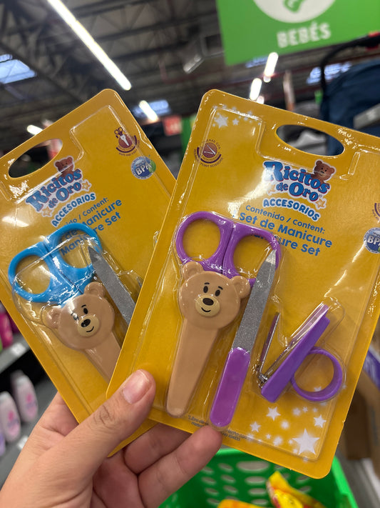 Ricitos De Oro ✨Set De Manicure Para Bebé