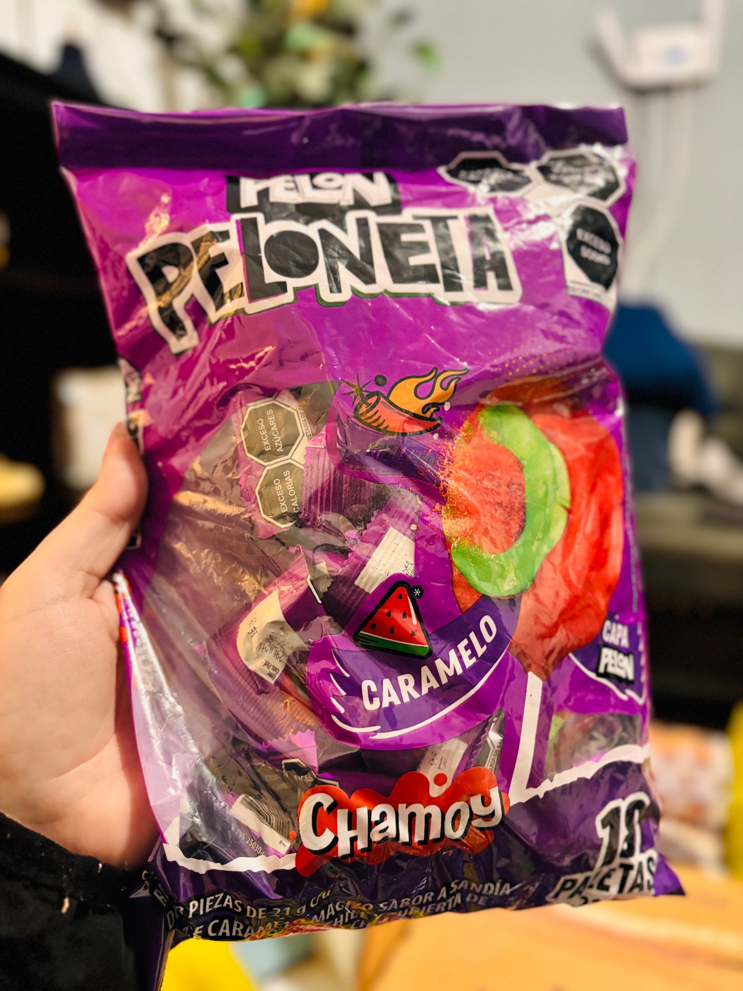 Paleta pelón peloneta Chamoy