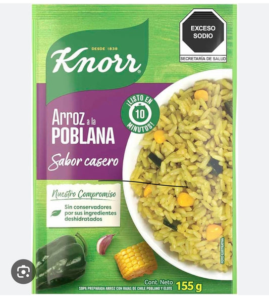 Arroz ala Poblana Knorr