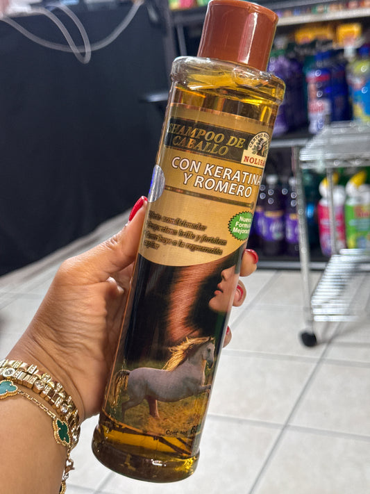 Shampoo de Caballo Keratina y Romero