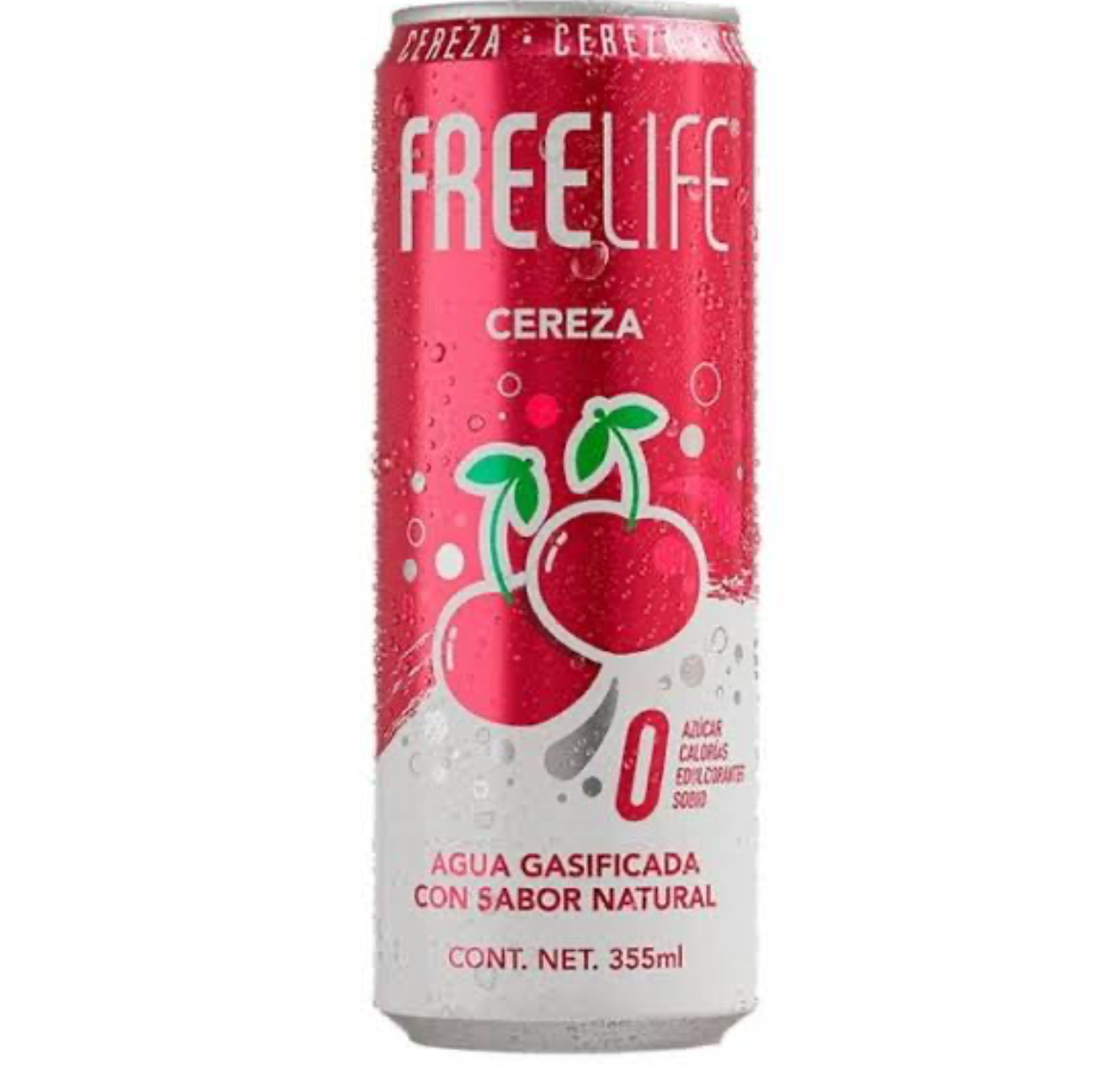 Agua Gasificada sabores 🍒🍋‍🟩🍑”free life”