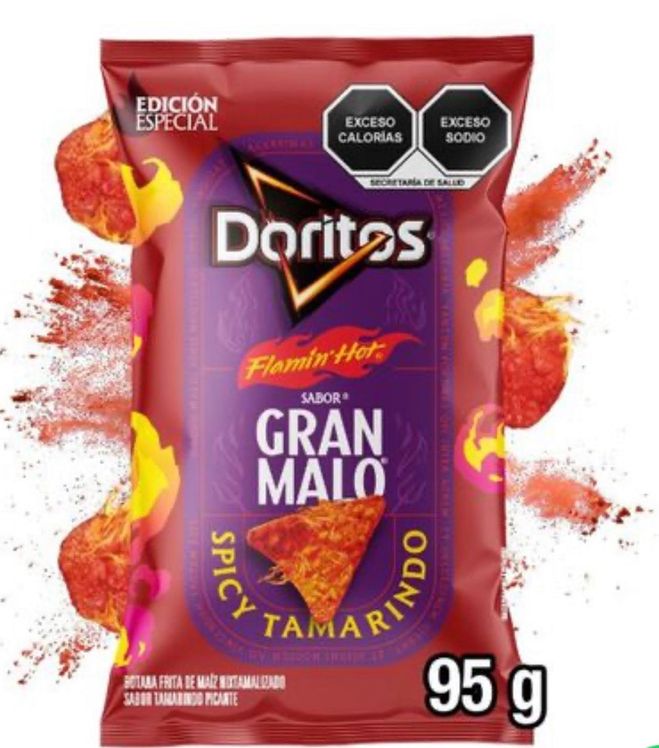 Botana Doritos Flamin Hot Gran Malo 95 g