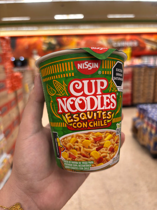 Nissin Cup Noodles Esquite con Chile