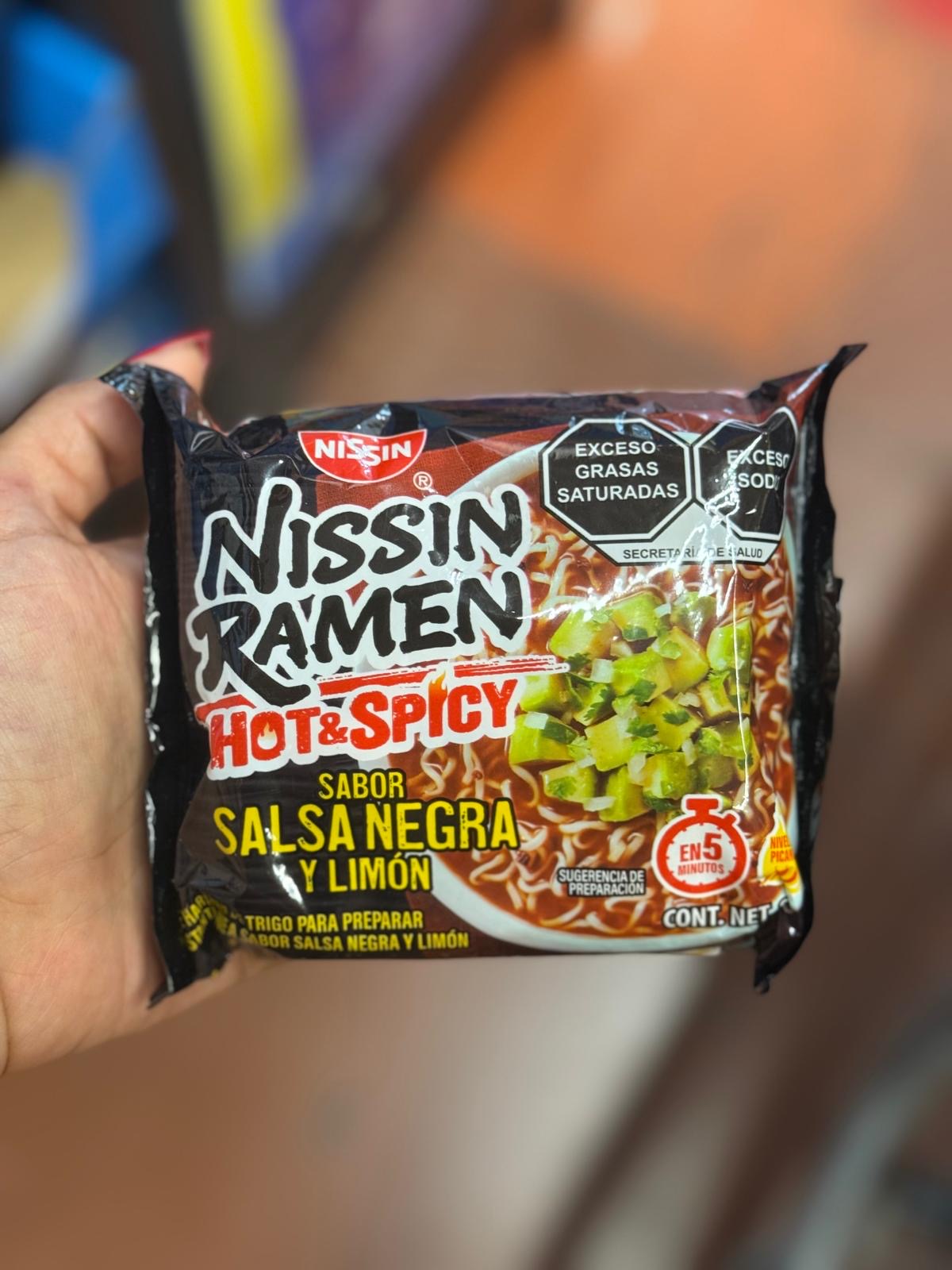Nissin Ramen Salsa negra/Limon