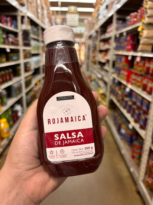 Salsa de Jamaica con stevia “Rojamaica”