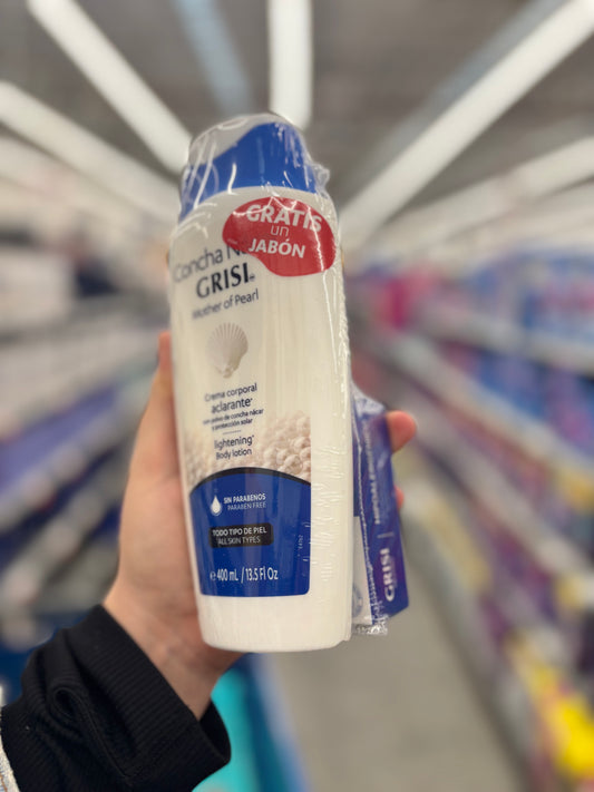 Kit Grisi Concha 🐚 Nácar aclarante crema & Jabón