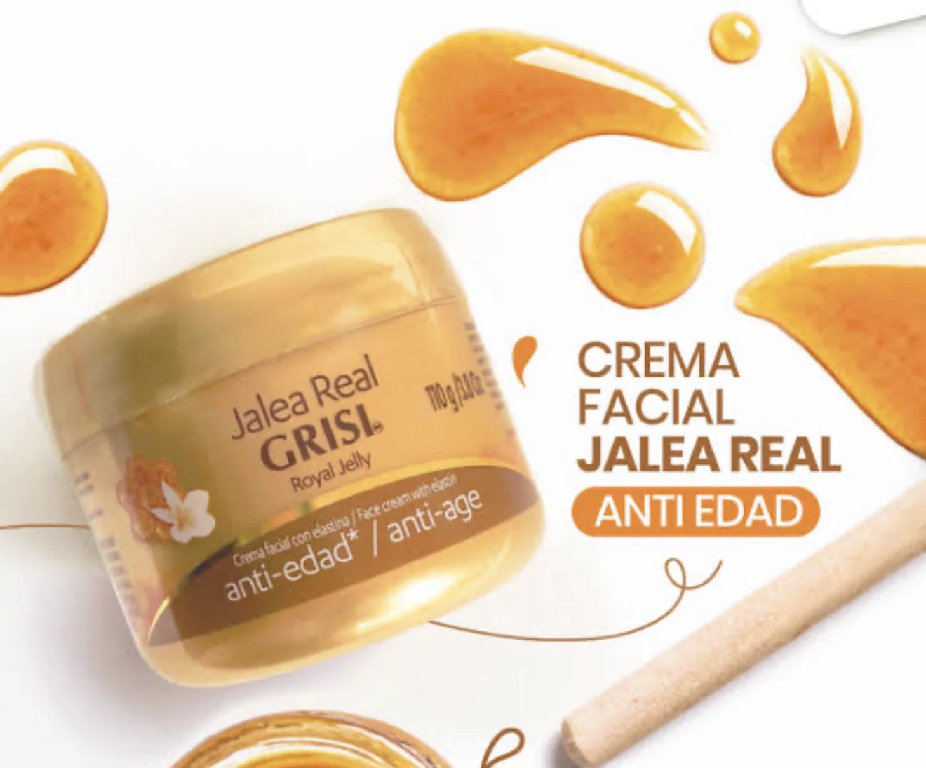 Crema facial Grisi jalea real anti-edad