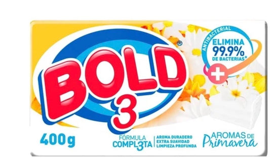 Jabón de lavandería Bold 3 aromas de primavera en barra