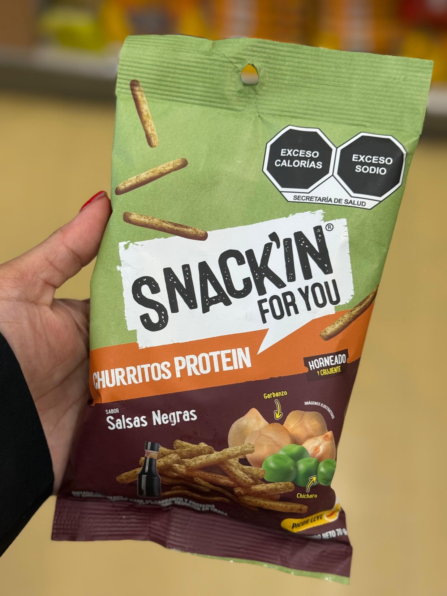 Snack churros proteína