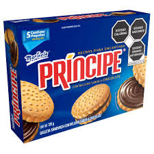 Galletas Príncipe Marinela con relleno sabor a chocolate