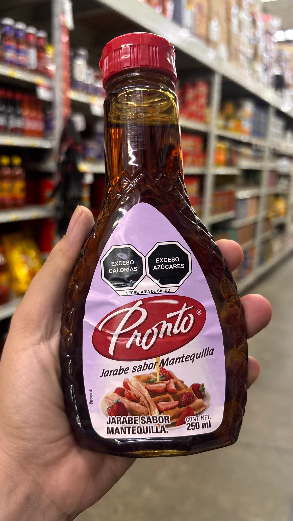 jarabe sabor mantequilla “Pronto”