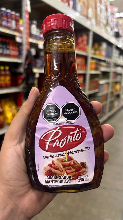 jarabe sabor mantequilla “Pronto”