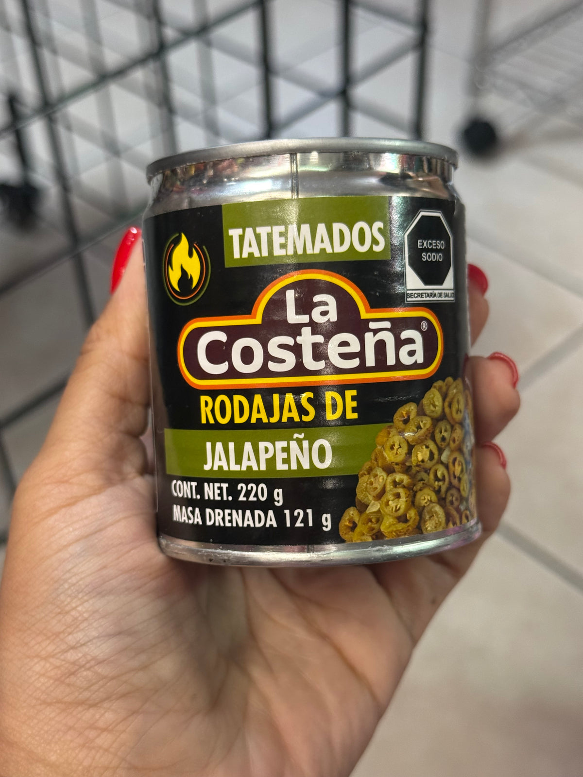 La costeña Rodajas de Jalapeños Tatemados